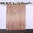 Rose gold sequin backdrop for events and photo shoots.