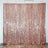 Rose gold sequin backdrop for events and photo shoots.
