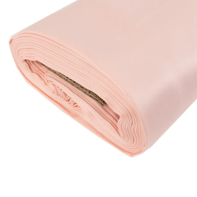Blush Lamour Satin Fabric Bolt, Heavy Matte Satin Fabric By The Yard - 54"x10 Yards