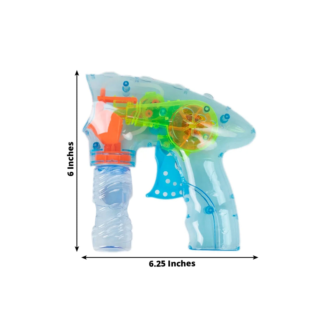 Wind-Up Bubble Guns – 6-Pack LED Blasters | eFavormart