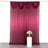 Burgundy draped fabric backdrop with pleats, styled for photography.