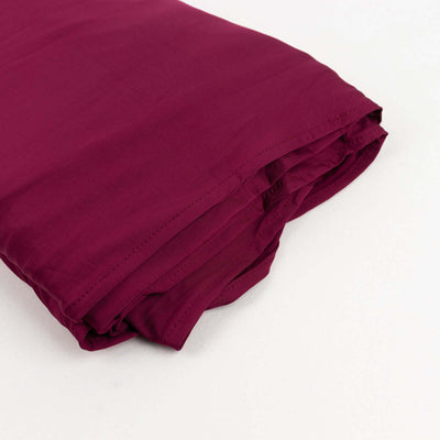 Burgundy Spandex 4-Way Stretch Fabric Bolt, DIY Craft Fabric Roll - 60"x10 Yards