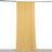 Yellow drapery fabric hanging in a studio setting