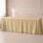 champagne seamless polyester rectangle tablecloth