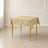 champagne polyester square tablecloth