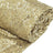 Gold sequin fabric roll for craft and decor projects. #whtbkgd