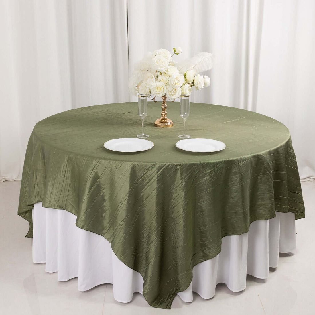 Crinkle Taffeta Overlay 90