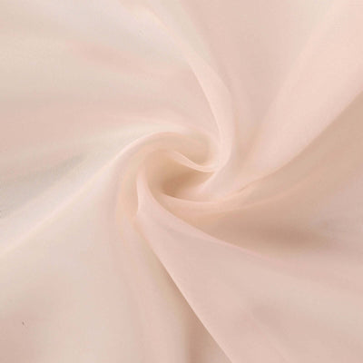 Lightweight beige chiffon fabric swirl texture. #whtbkgd
