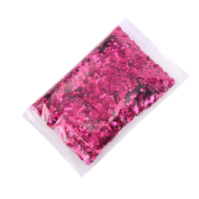 Chunky Glitter 50g Bag Metallic Hot Pink - Nontoxic Confetti Glitter