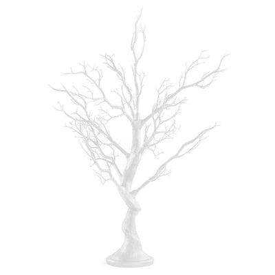Decorative twisted tree sculpture with bare branches #whtbkgd