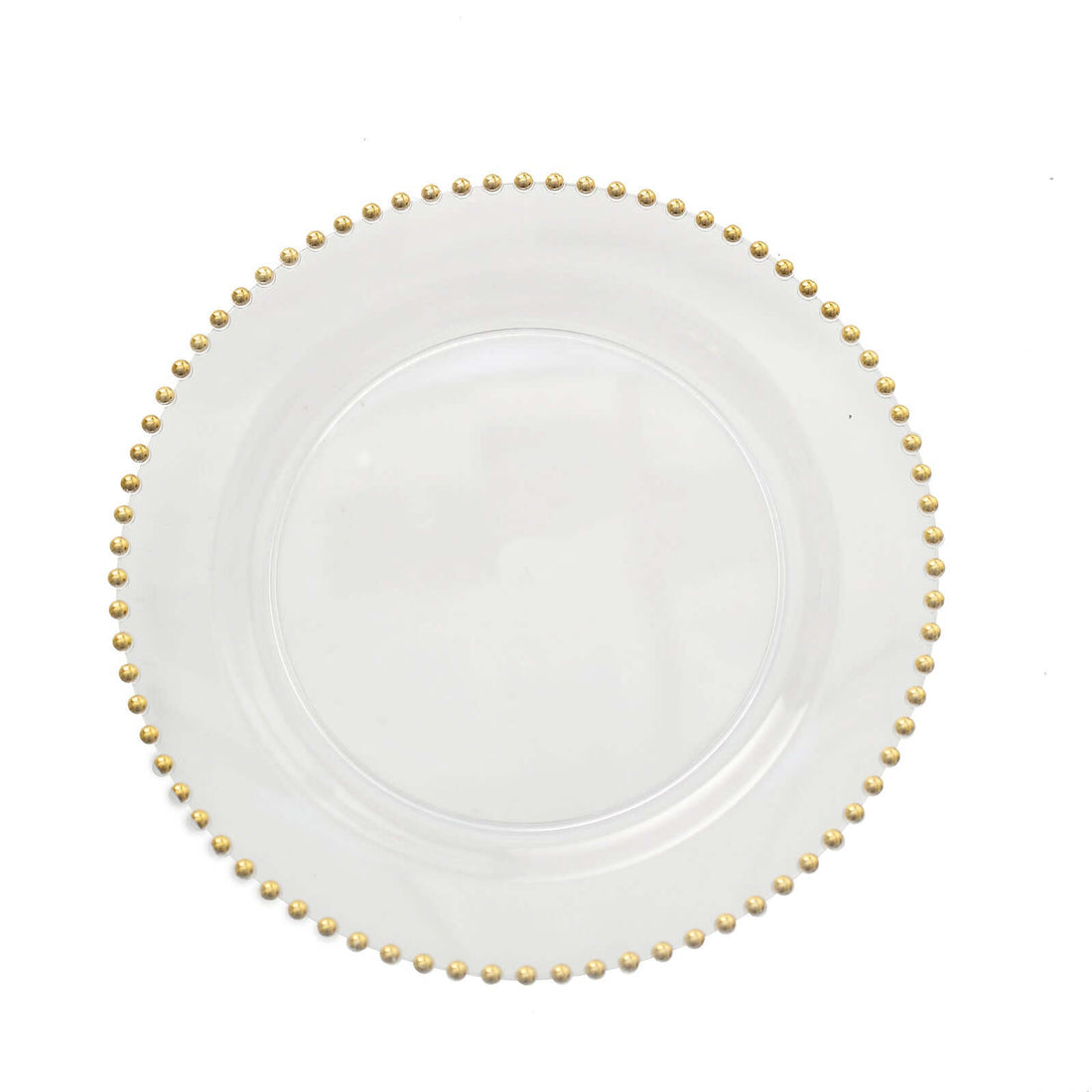 Plastic Beaded Rim Dinner Plates 10