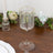 Elegant crystal glass with gold rim, perfect for special occasions.