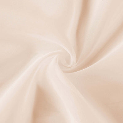 Light peach fabric with a smooth texture and subtle sheen. #whtbkgd