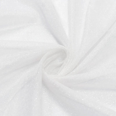 Close-up of white tulle fabric texture with soft folds and shimmer#whtbkgd