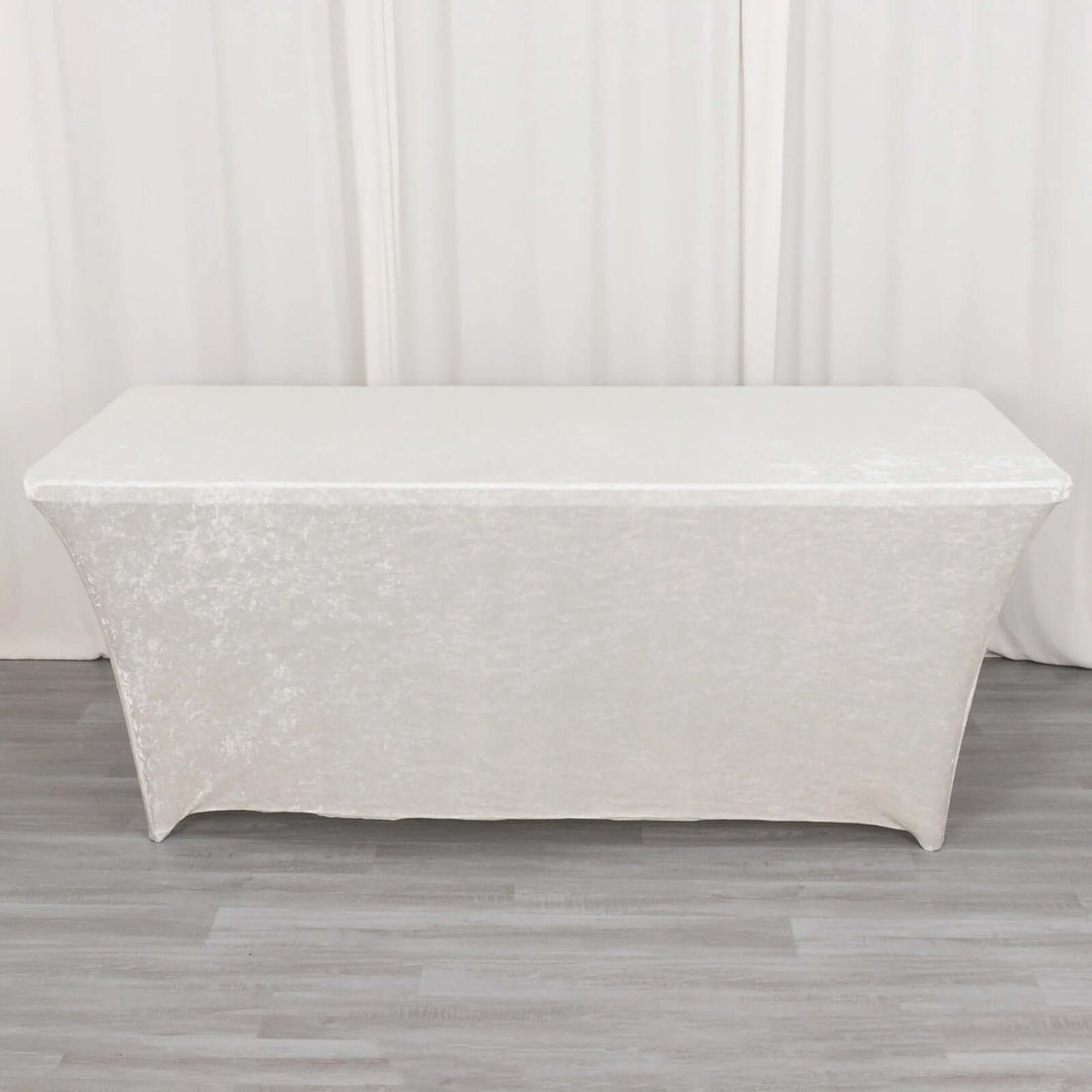 White table cover for events and parties