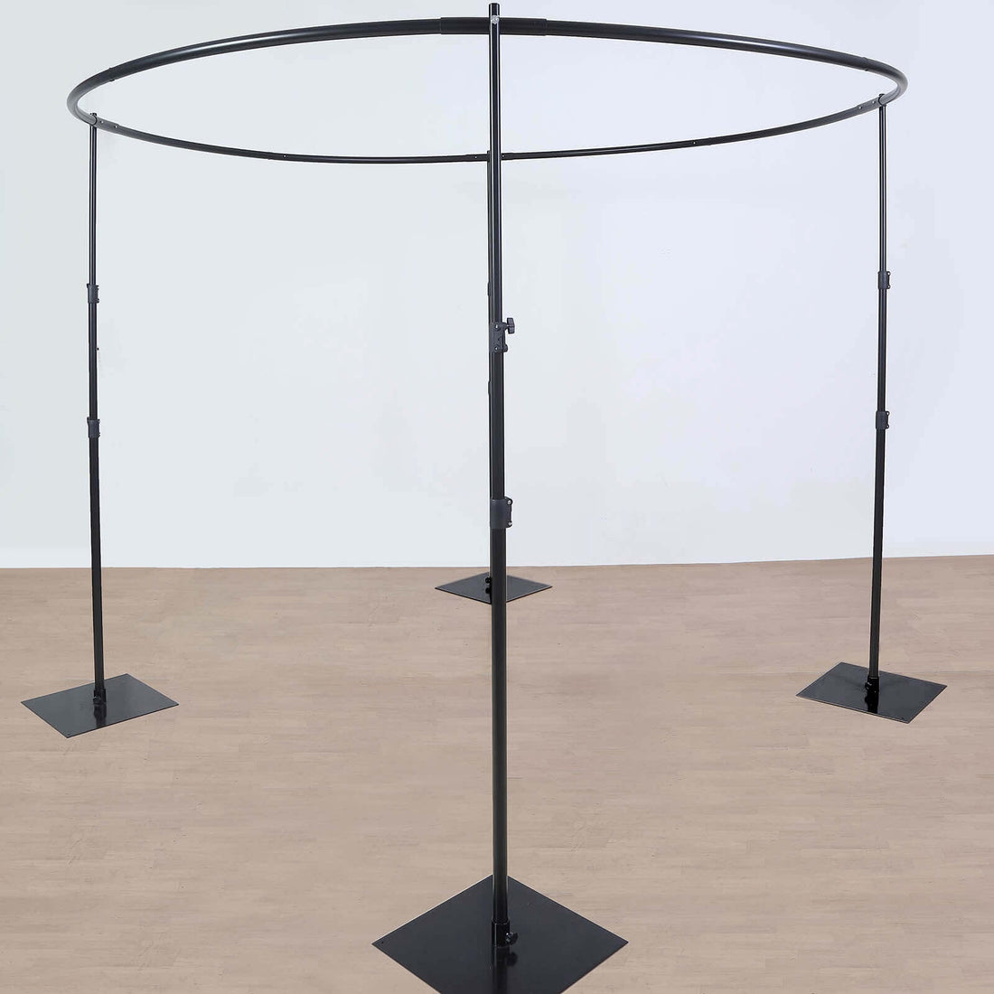 10ft 4-Post Black Metal Wedding Arch | eFavormart