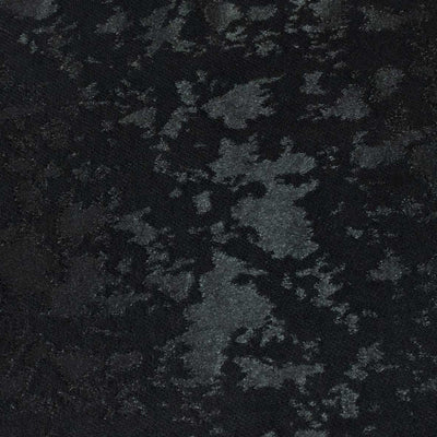 Dark black camouflage fabric texture close-up pattern