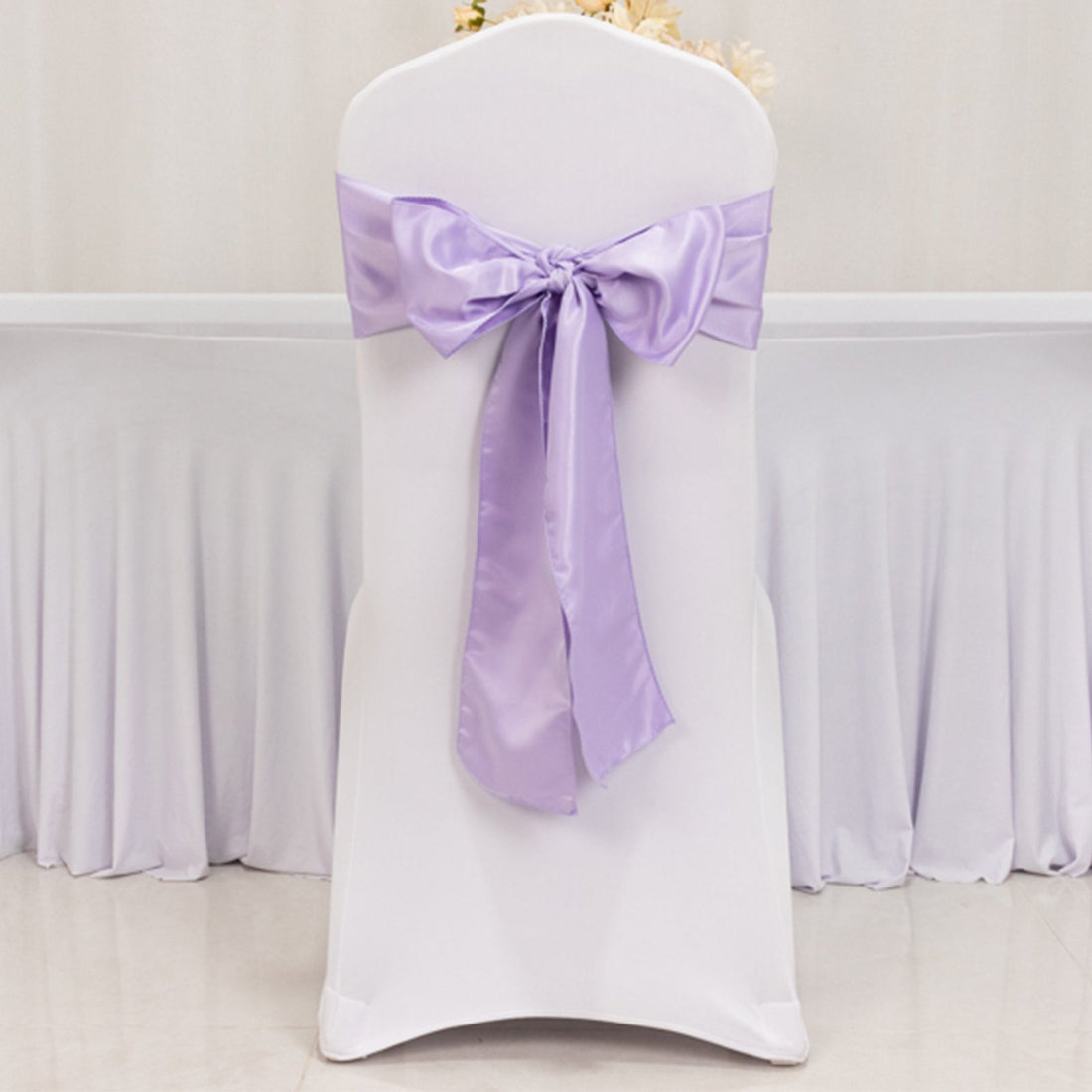 Lamour Satin Chair Sashes 6