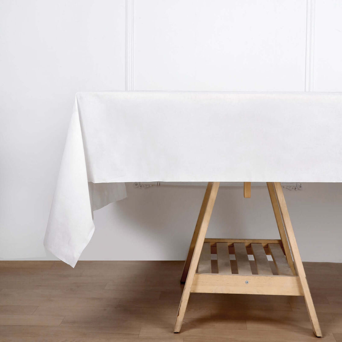 Linen-Like Paper Rectangle Tablecloth 50