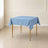 dusty blue polyester square tablecloth