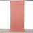 Peach fabric backdrop hanging in studio setting