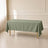 dusty sage green rectangle tablecloth