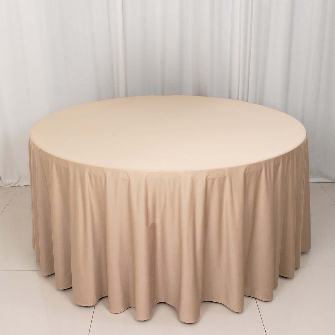 Premium Scuba Round Tablecloth 120