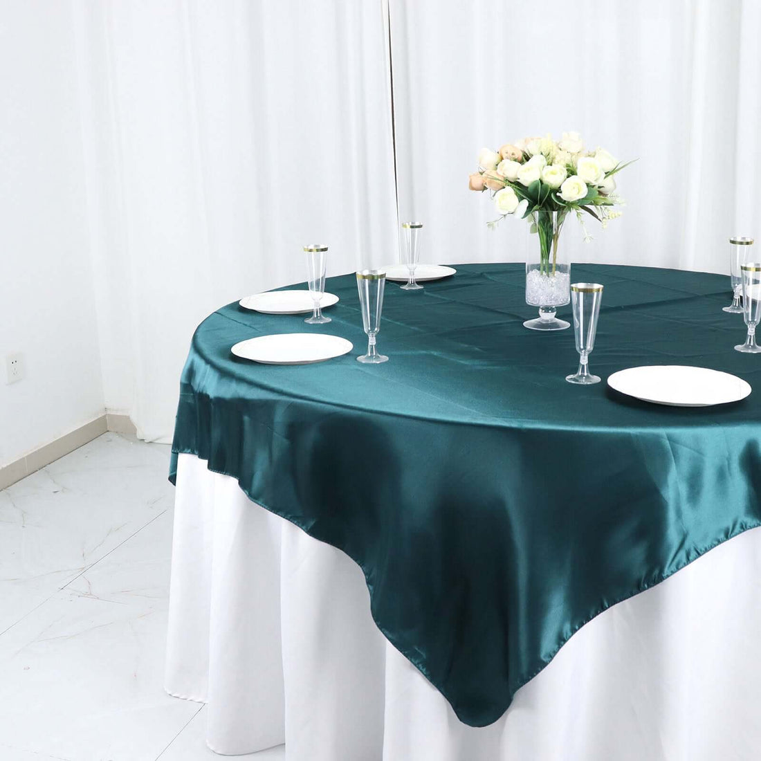 Satin Table Overlay 72