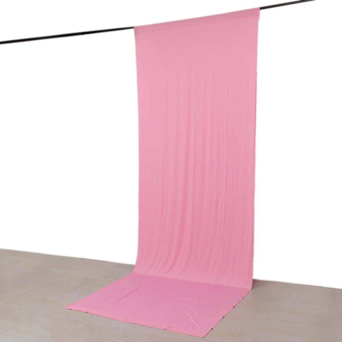 Pink 4-Way Stretch Spandex Backdrop Drape Curtain | eFavormart