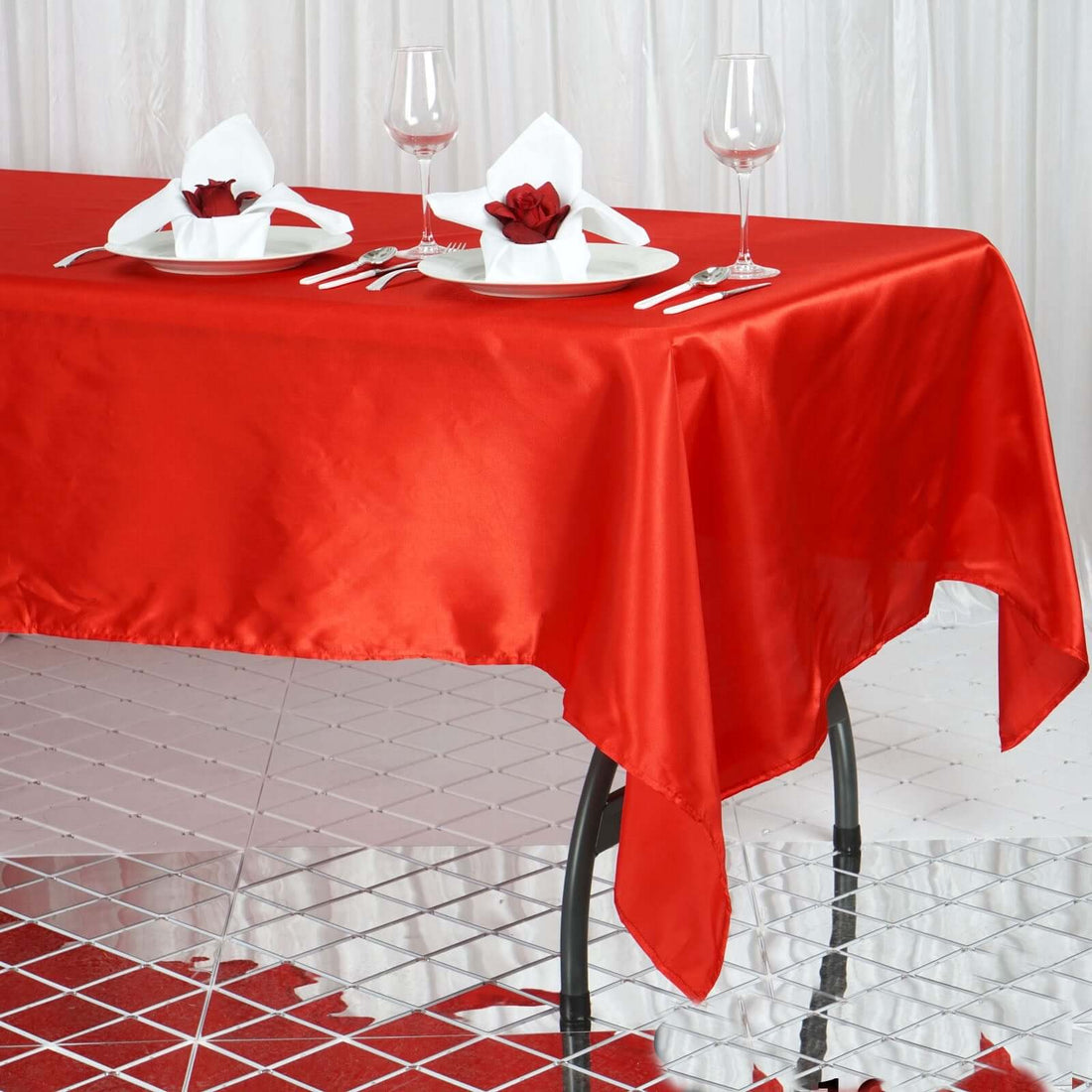 Satin Rectangle Tablecloth 60