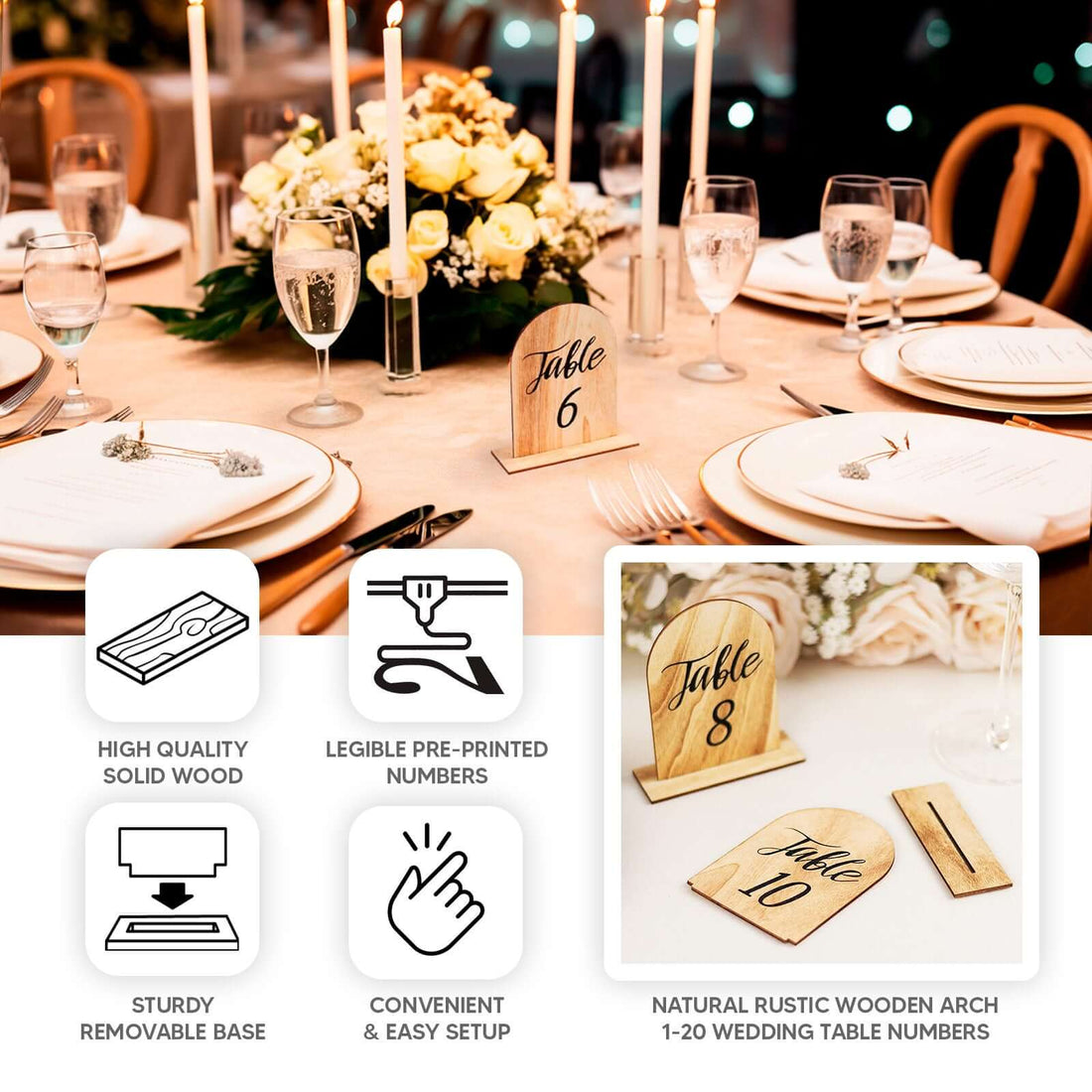 Table Numbers High 4.5