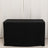 Black table cover for events and parties
