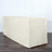 Beige outdoor table cover on a plain background
