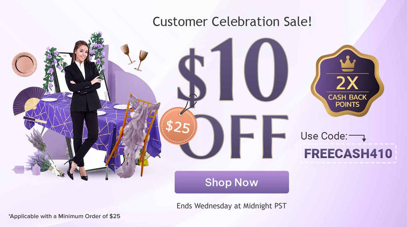 Customer Celebration Sale! Ends Wednesday at Midnight PST