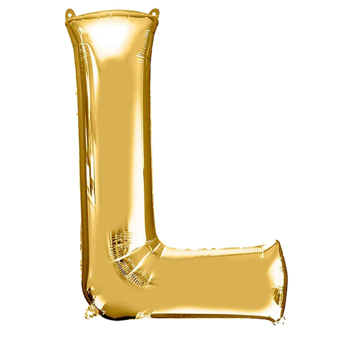 Gold foil letter L balloon