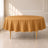 gold round tablecloth for classy events
