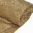 Gold sequin fabric roll for crafting and decoration use. #whtbkgd