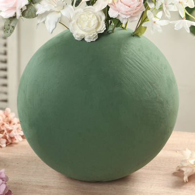 Green DIY Flower Arrangements Craft Foam Ball, Smooth Floral Foam Ball 14"