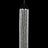 Crystal bead curtain hanging decoration for home or event styling.