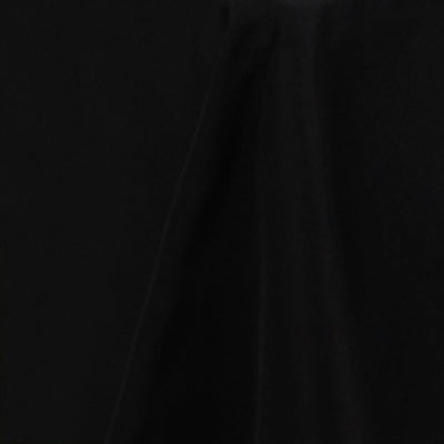 Black fabric draped elegantly showcasing its smooth texture. #whtbkgd