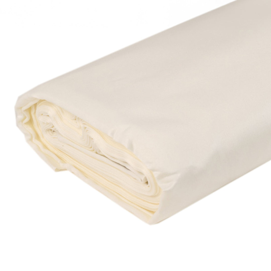 Cream-colored fabric roll for sewing and crafting projects