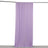 Purple fabric drape on a plain backdrop.