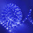 Blue LED strip lights on a roll for decorative lighting.