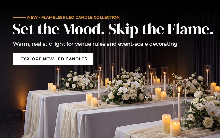 Discover our new Flameless LED Candle Collection—ivory and white pillars in multiple sizes delive...