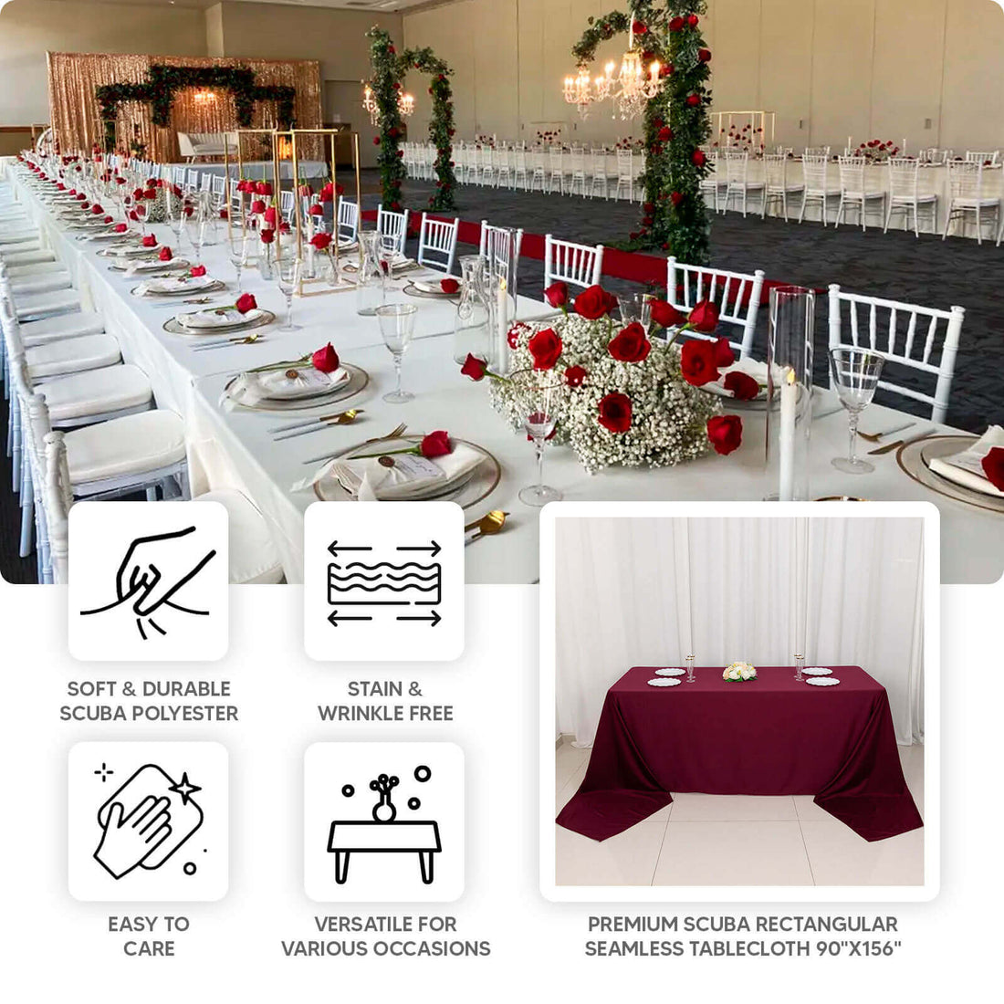 Scuba Tablecloth 90