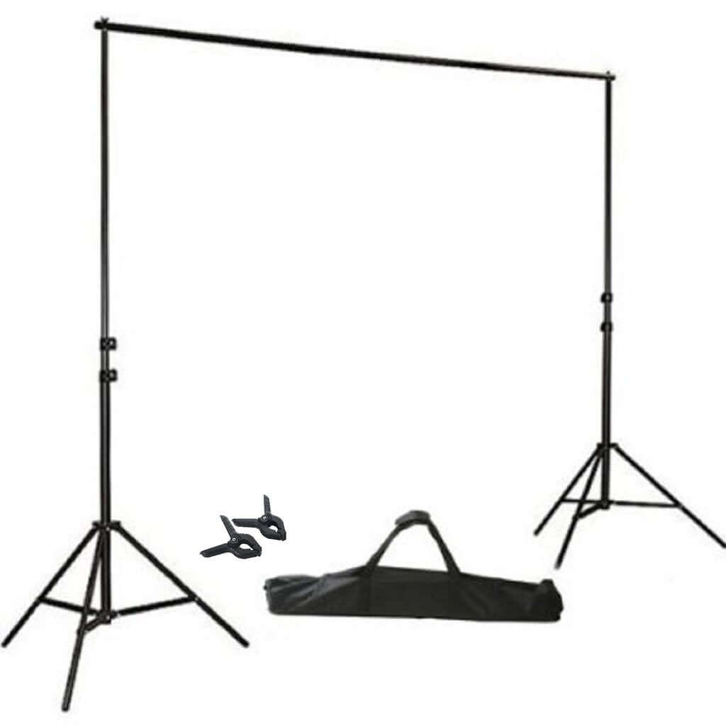 Backdrops support stand with carrying bag and clamps for photography
