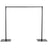 Black garment rack with sturdy base for organizing clothes #whtbkgd
