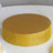 Gold cake board with rhinestone embellishments.