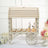 Wooden dessert cart with treats, perfect for events and celebrations.