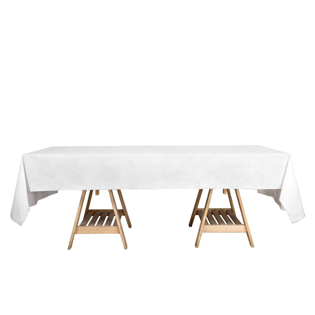 Linen-Like Paper Rectangle Tablecloth 50